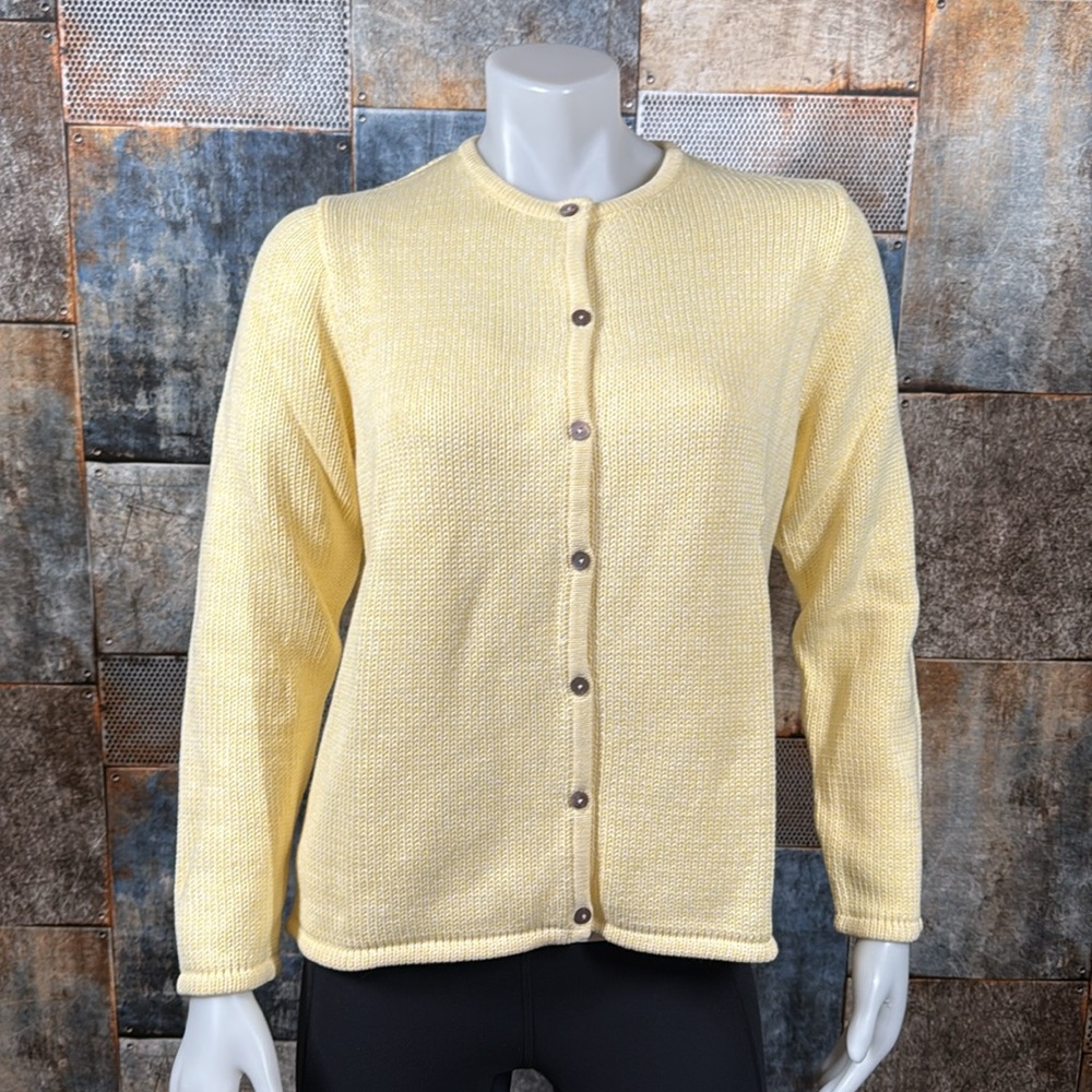 NEW L.L. Bean Women’s Button Front Cardigan Sweater Size L - Picture 6 of 13